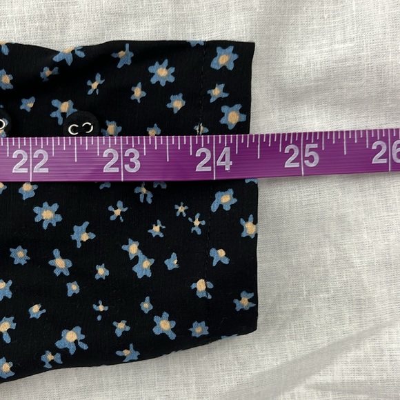 NWT Madewell Seamed Long-Sleeve Mini Dress in Ditsy Floral!!! - Picture 7 of 12